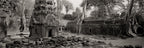 Wide shot of Ta Prohm, Angkor, Cambodia.