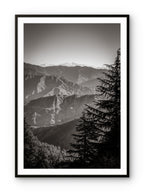 Aglar Valley as seen from the "top of the hill" in Mussoorie, India.