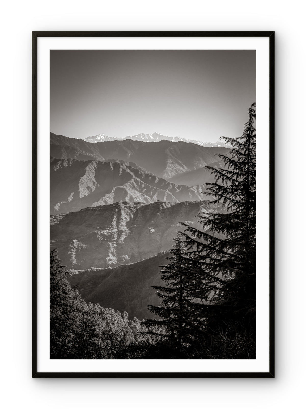 Aglar Valley as seen from the "top of the hill" in Mussoorie, India.
