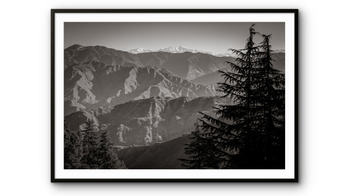 Aglar Valley as seen from the "top of the hill" in Mussoorie, India.