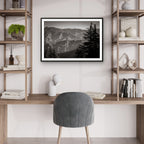 Aglar Valley as seen from the "top of the hill" in Mussoorie, India.