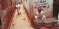 Portrait of an elderly man. Banaras, India.