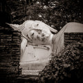 Reclining Buddha, Wat Mahatat.  Ayutthaya, Thailand. (Gallery Print)