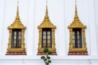 Details of windows in the Grand Palace. Bangkok, Thailand.