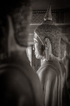 Buddha statue.  Wat Pho, Bangkok, Thailand.