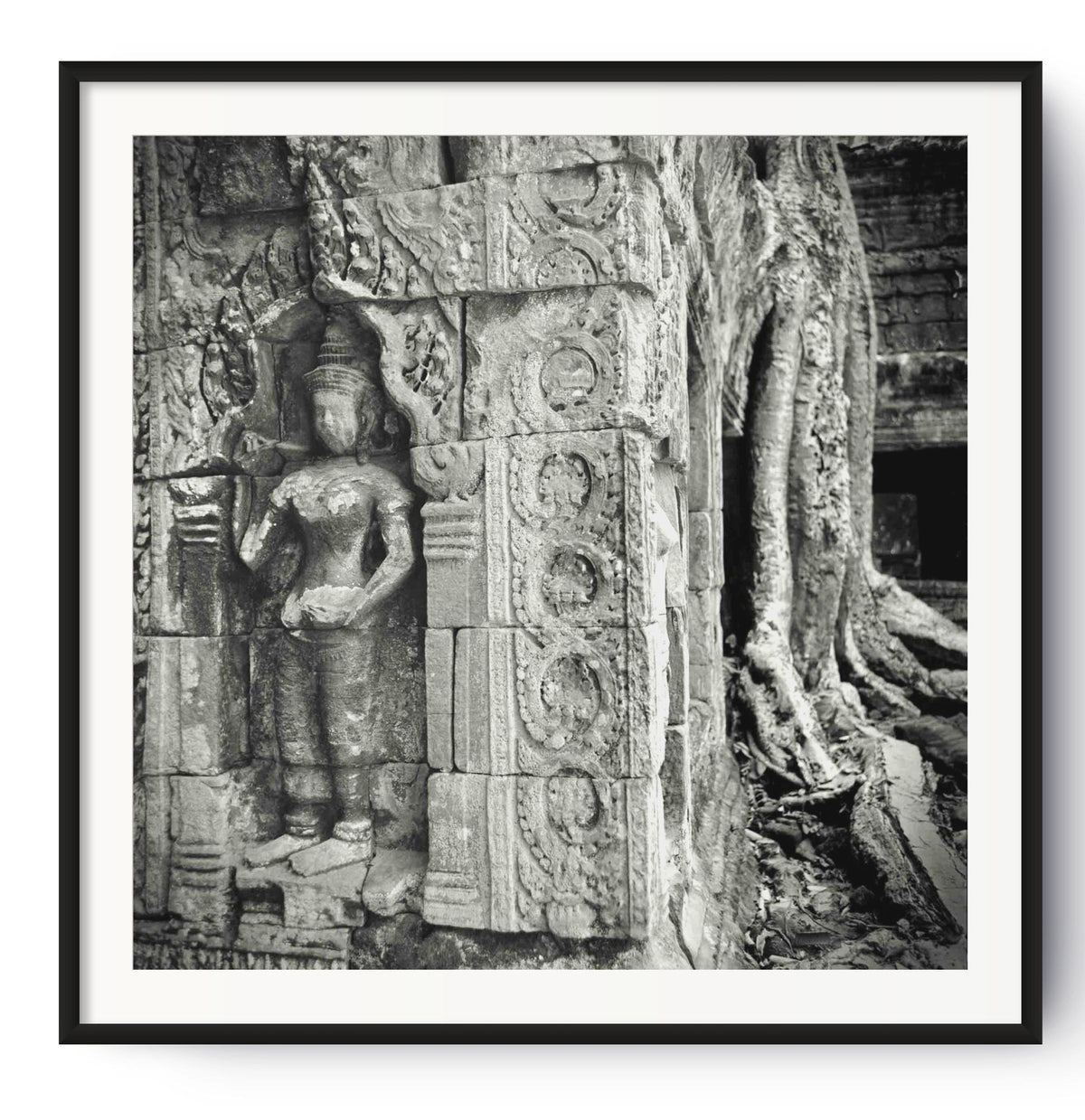 Temple detail, Angkor, Cambodia.
