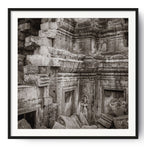 Detail of Ta Prohm, Angkor, Cambodia.