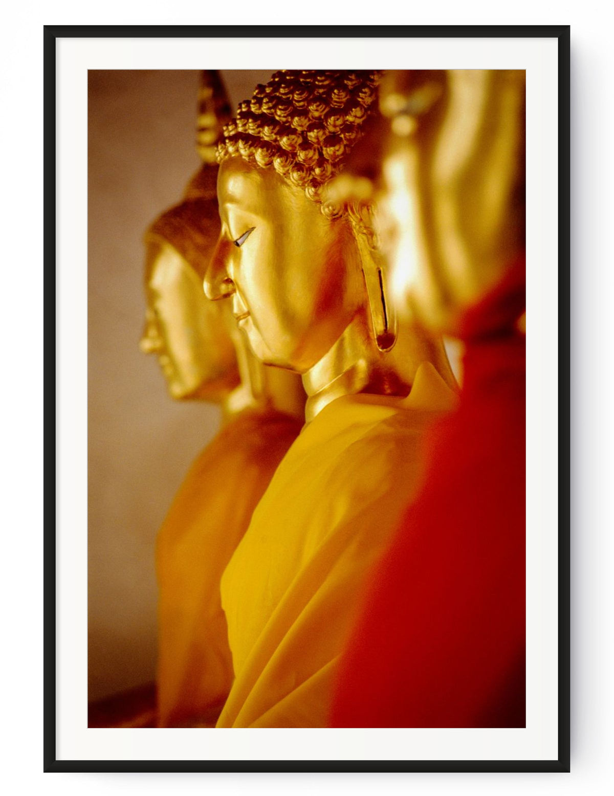Golden Buddhas. Grand Palace, Bangkok, Thailand.