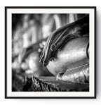 Detail of Buddha hand gesture. Wat Pho, Bangkok, Thailand